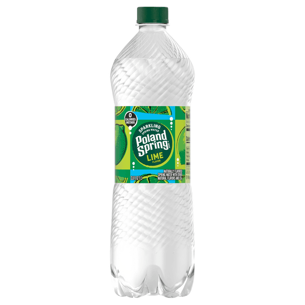 Poland Spring Lime Sparkling Water