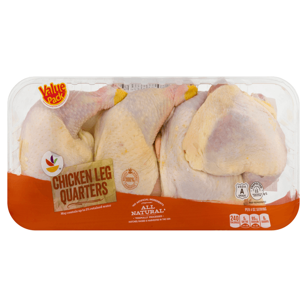 Stop & Shop Natural Chicken Leg Quarters Value Pack - Fresh