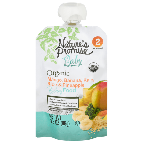 Nature'S Promise Baby 2 Mango Banana Kale Rice & Pineapple Organic
