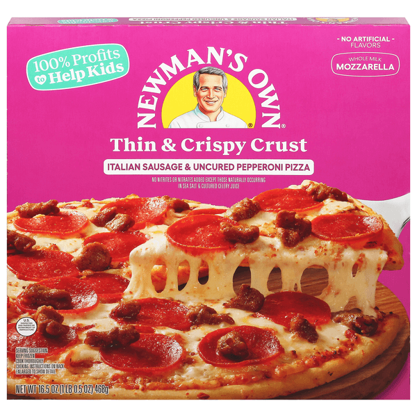 Newmans Own Pizza Italian Sausage Uncured Pepperoni