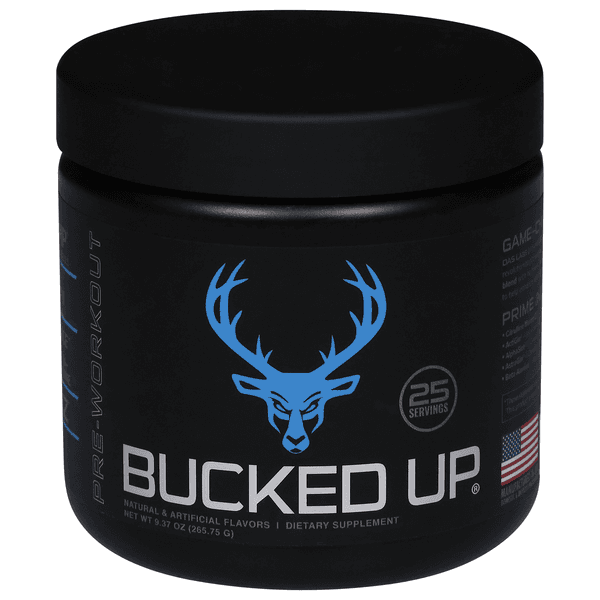 Bucked Up Pre-Workout Powder Blue Raz