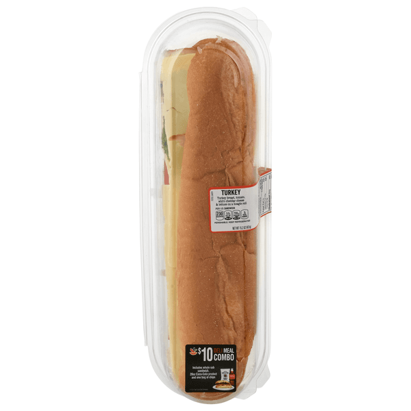 Stop & Shop Deli Sandwich Turkey & White Cheddar Cheese (Whole
