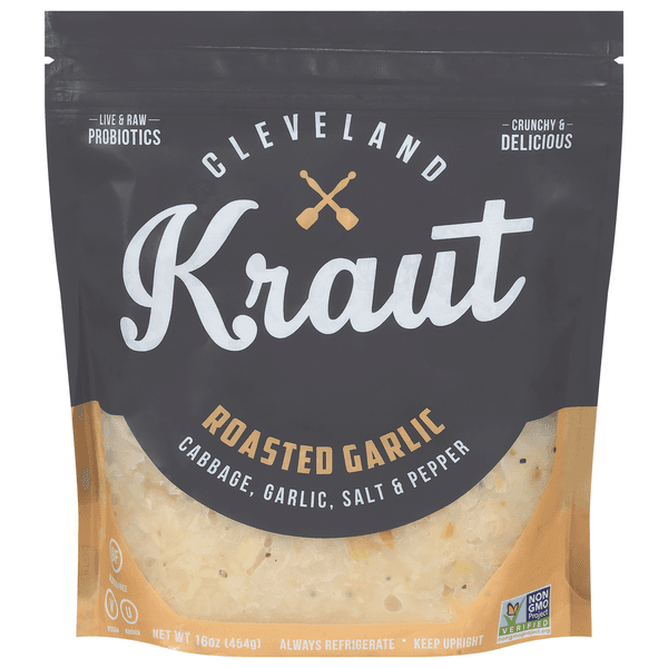 Cleveland Kraut Sauerkraut Roasted Garlic