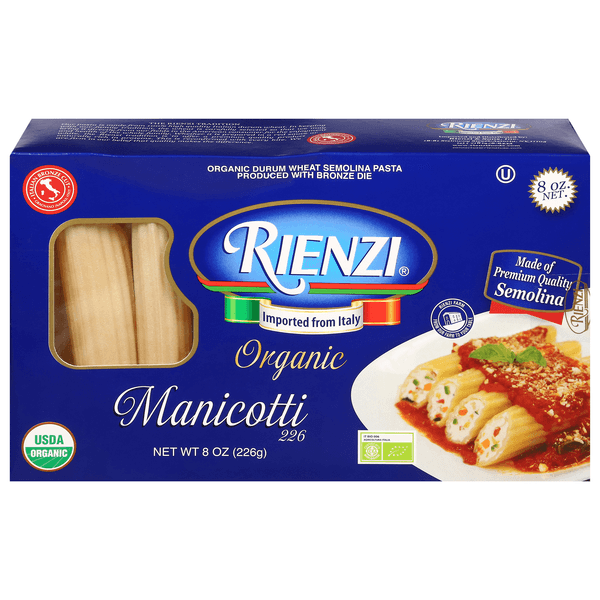 Rienzi Manicotti Pasta