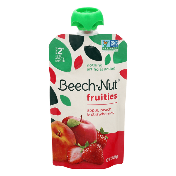 Beech-Nut Fruities Stage 2 Apple Peach & Strawberry