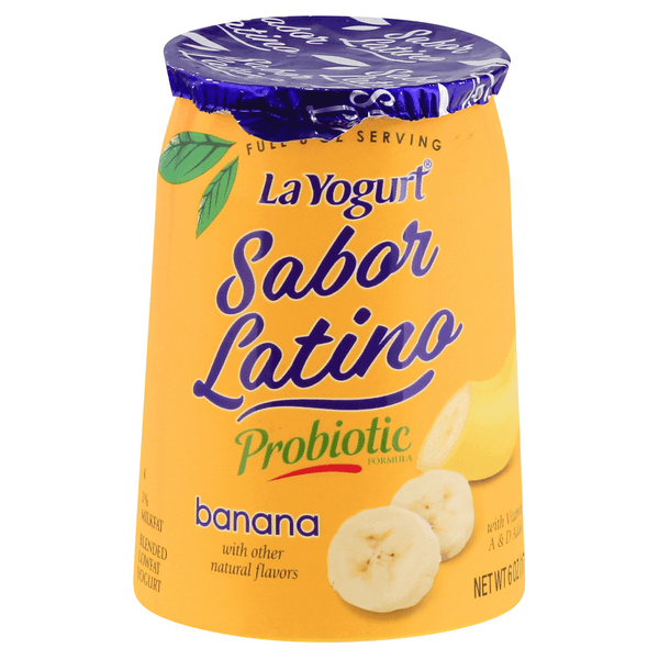 La Yogurt Sabor Latino Low Fat Probiotic Banana Yogurt
