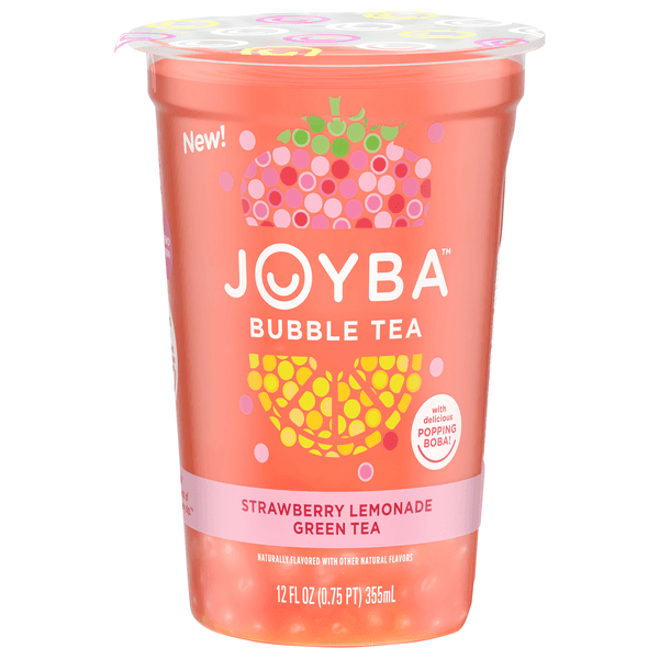 Joyba Strawberry Lemonade Flavored Green Bubble Tea