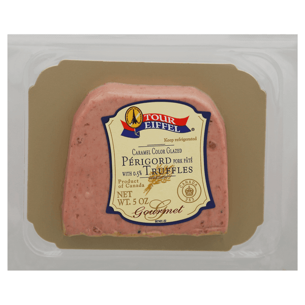 Tour Eiffel Caramel Color Glazed Perigord Pork Pate Truffles