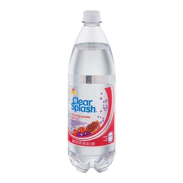 Clear Splash Sparkling Water Beverage Berry Pomegranate