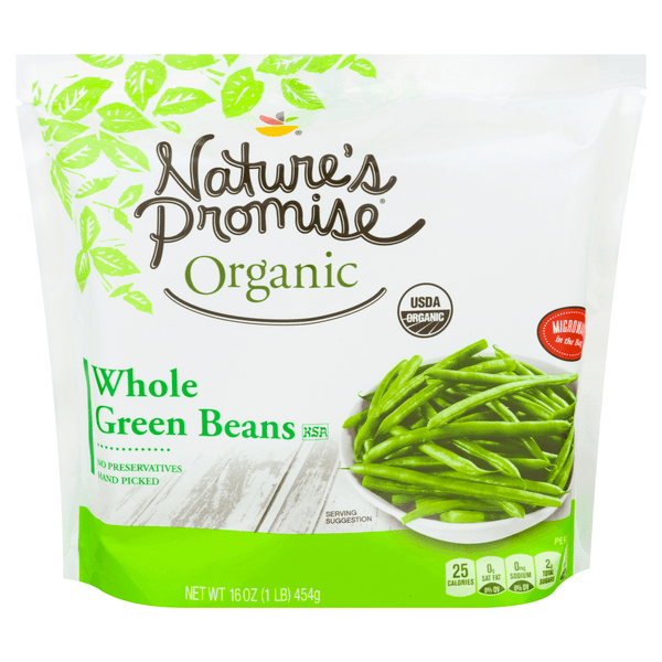 Nature'S Promise Organic Green Beans Whole