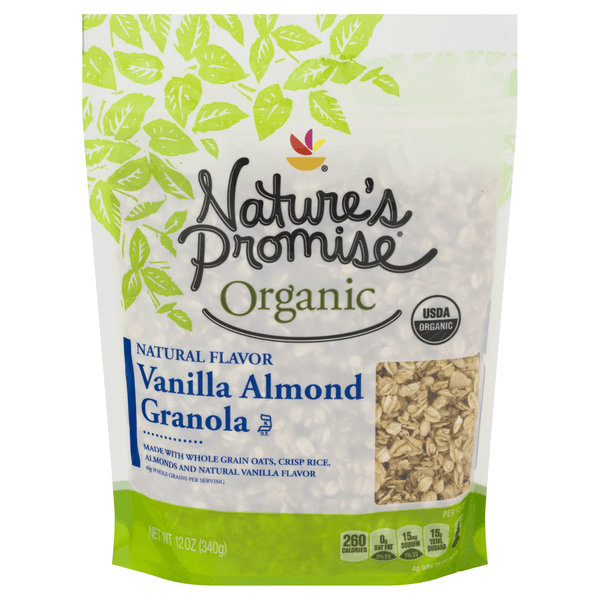 Nature'S Promise Organic Granola Vanilla Almond