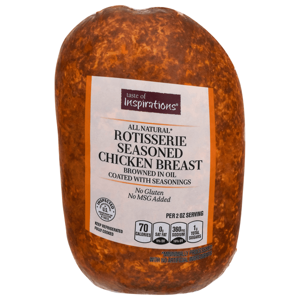 Taste Of Inspirations Deli Chicken Breast Rotisserie Seasoned (Reg Sliced