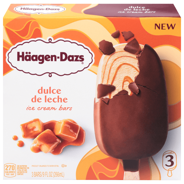 Haagen-Dazs Ice Cream Bars Dulce De Leche