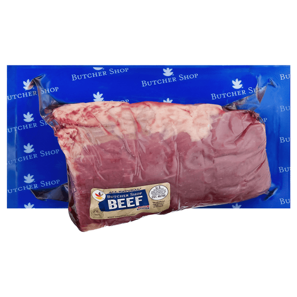 Butcher Shop Boneless Beef Eye Of Round Roast Vacuum Sealed Fresh
