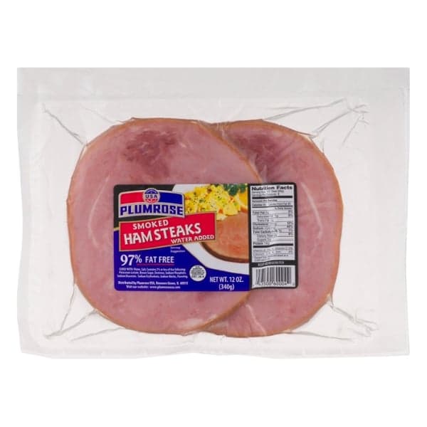 Plumrose Ham Steak Boneless Smoked Fully Cooked - Fresh