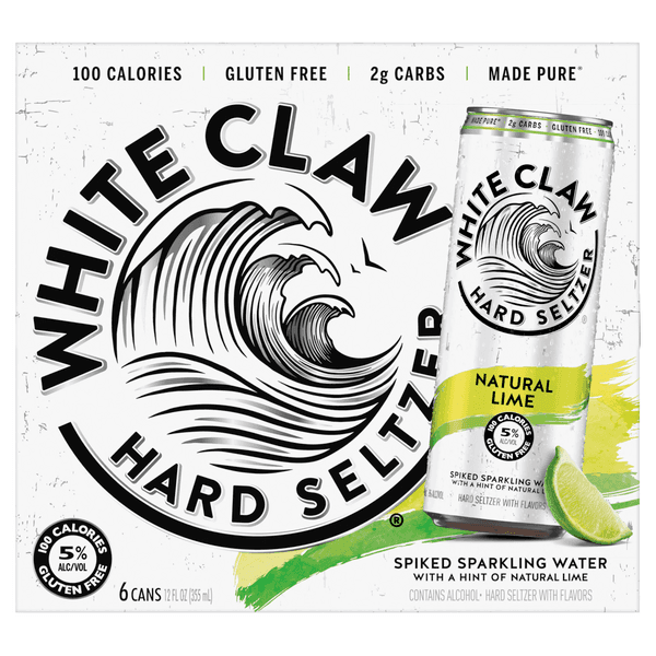 White Claw Hard Seltzer Natural Lime