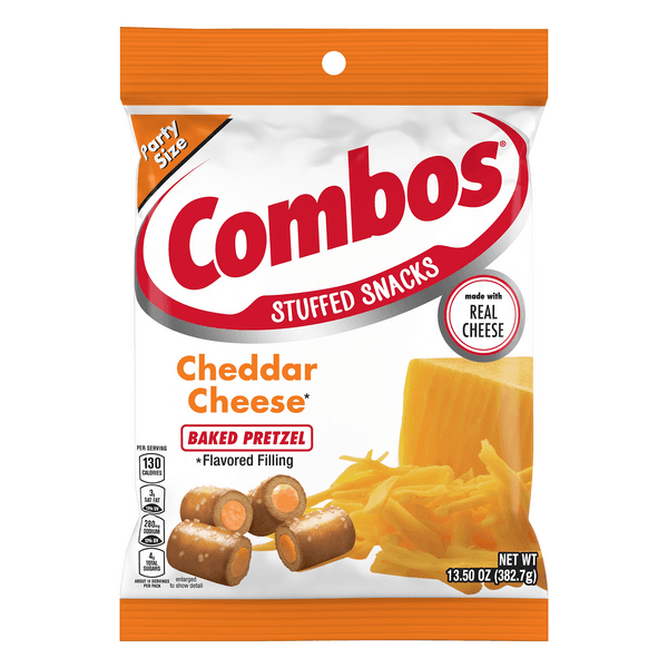 Combos Baked Snacks Pretzel Cheddar Cheese
