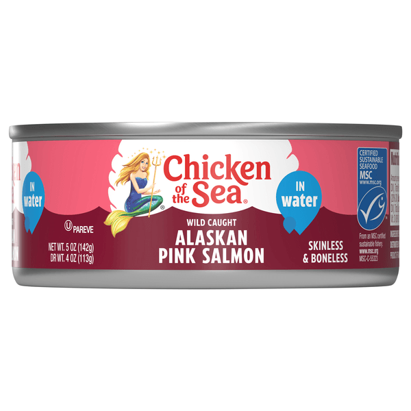 Chicken Of The Sea Water Chunk Style Pink Salmon