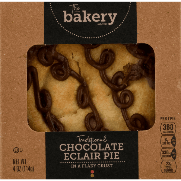 Stop & Shop The Bakery Traditional Chocolate Eclair Pie