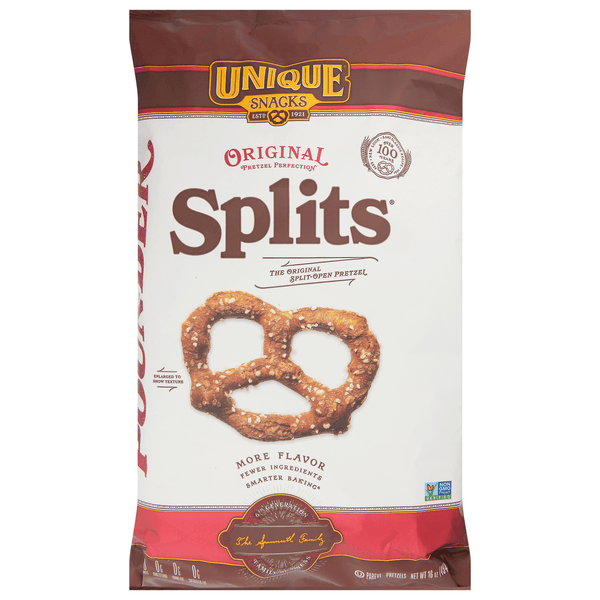 Unique Snacks Pretzel Splits Original