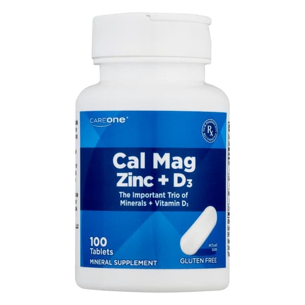 Careone Cal Mag Zinc + D Gluten Free