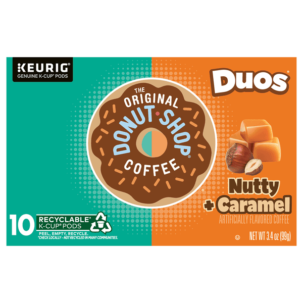 The Original Donut Shop, Duos - Coffee, Nutty Caramel, K