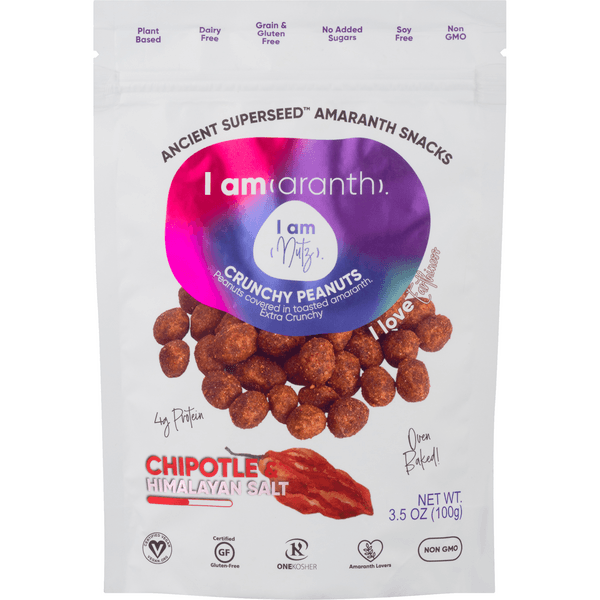 I Am Aranth Peanuts Extra Crunchy Chipotle & Himalayan Salt