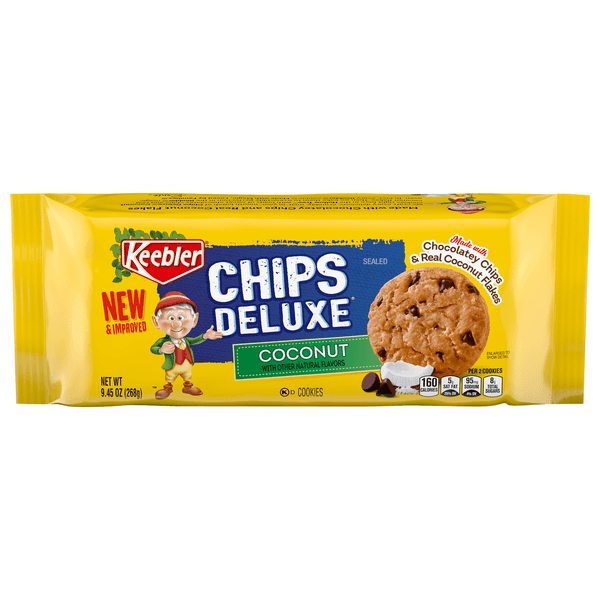 Keebler Chips Deluxe Cookies Coconut