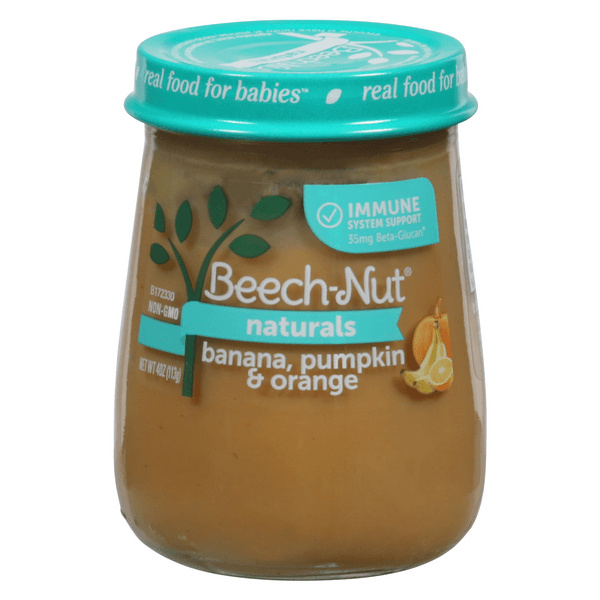 Beech-Nut Naturals Baby Food Banana Pumpkin & Orange