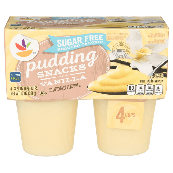 Stop & Shop Vanilla Pudding Snacks Sugar Free