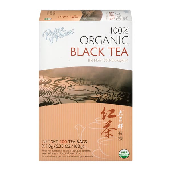 Prince Of Peace Black Tea Bags Organic