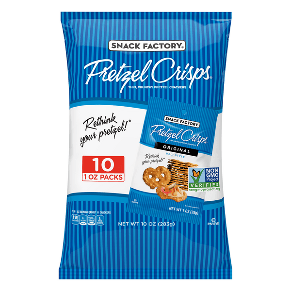 Snack Factory Pretzel Crisps Deli Style Original