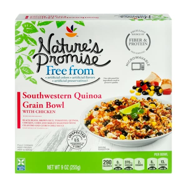 Nature'S Promise Free From Southwestern Quinoa Grain Bowl With Chicken