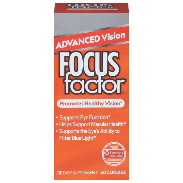 Focus Factor Advanced Vision Dietary Supplement Capsules