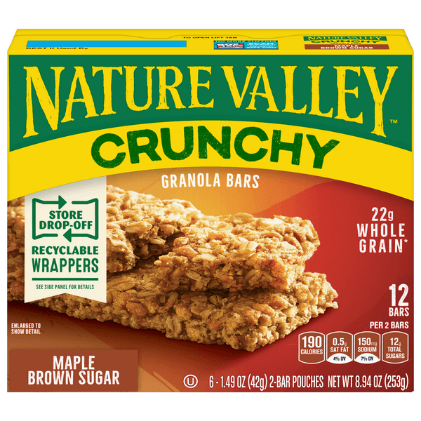 Nature Valley Crunchy Granola Bars Maple Brown Sugar