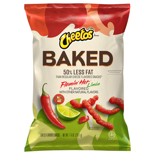 Is it Mustard Free? Cheetos Baked 50% Less Fat Flamin' Hot Limón Cheese Flavored Snacks