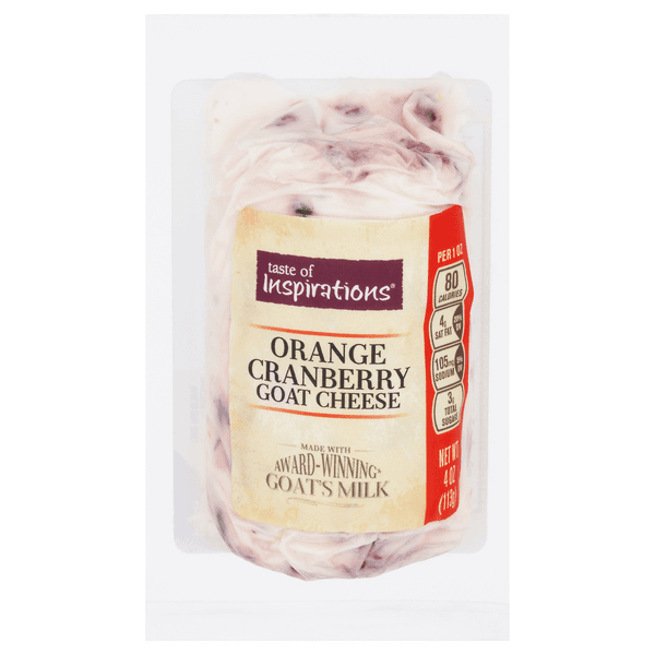 Taste Of Inspirations Goat Cheese Orange Cranberry