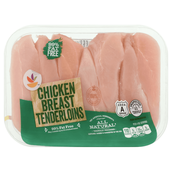 Stop & Shop Natural 99% Fat Free Chicken Breast Tenderloins Fresh