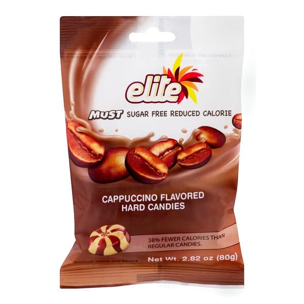 Elite Must Sugar Free Hard Candies Cappuccino Flavored