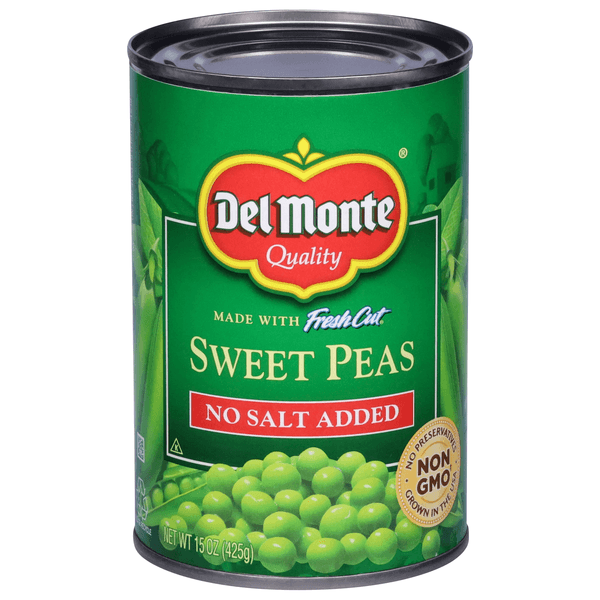 Del Monte Fresh Cut Peas Sweet No Salt Added