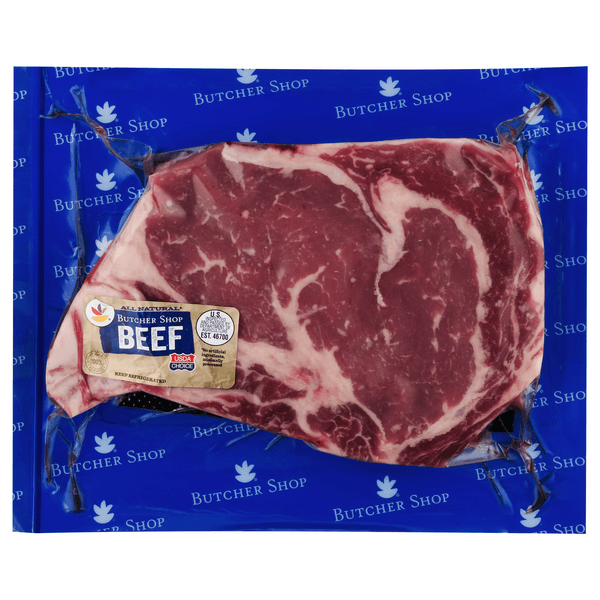 Butcher'S Cut Choice Bone-In Beef Ribeye Steak Vacuum Sealed Fresh