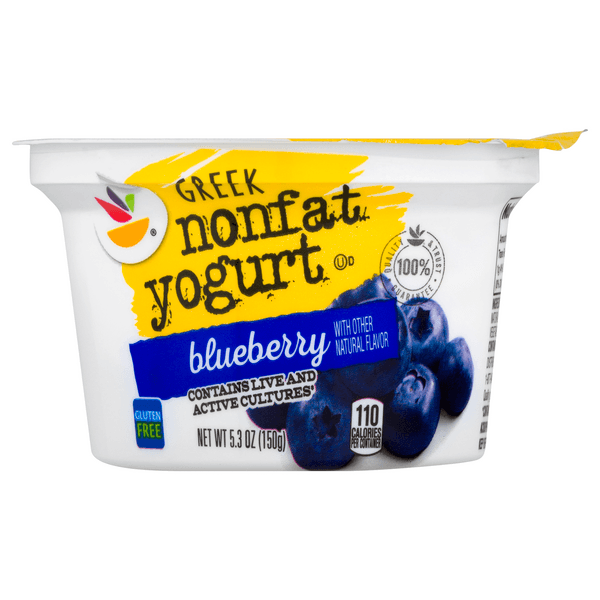 Giant Fruit On The Bottom Greek Yogurt Blueberry Nonfat Gluten Free