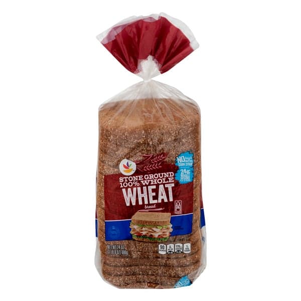 Stop & Shop Stoneground 100% Whole Wheat Sliced Bread