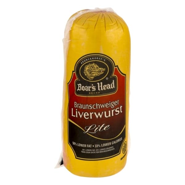Boar'S Head Deli Liverwurst Lite (Regular Sliced