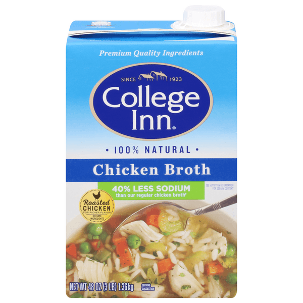 College Inn Broth Chicken Fat Free & Lower Sodium