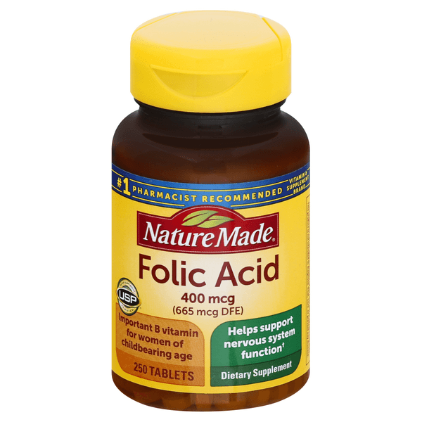 Nature Made Folic Acid 400 Mcg Dietary Supplement