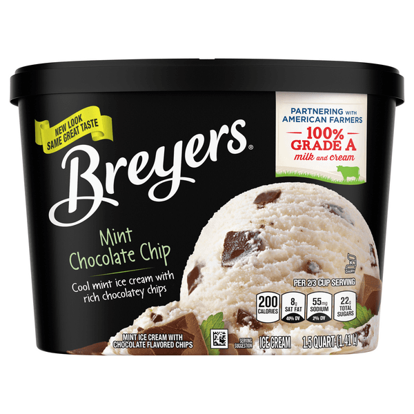 Is it Low Sodium? Breyers Mint Chocolate Chip Ice Cream