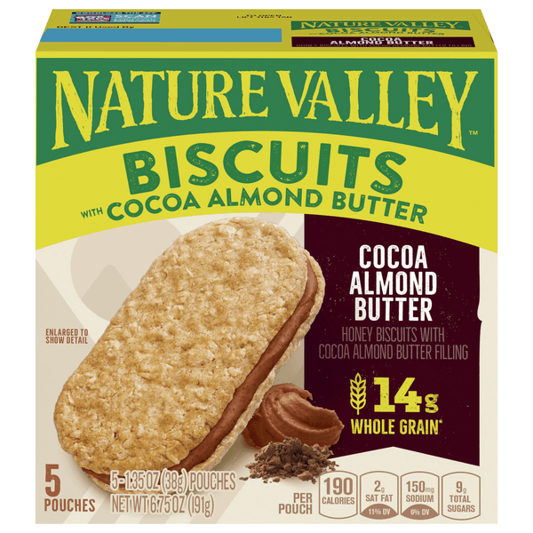Nature Valley Biscuits With Cocoa Almond Butter