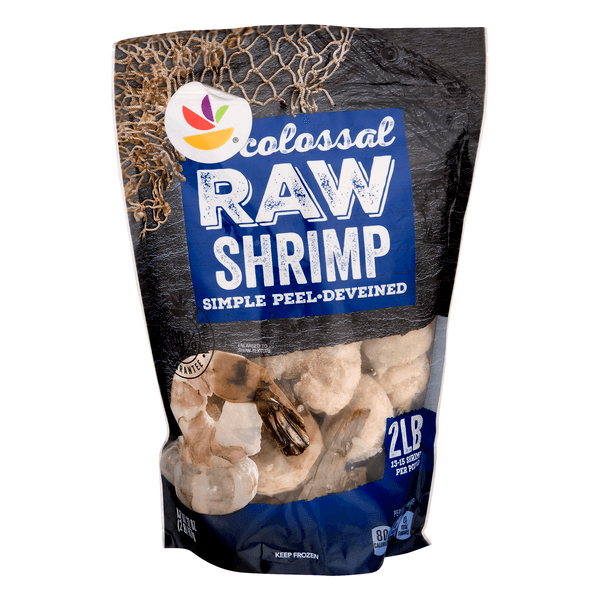 Stop & Shop Farm Raised Raw Ez-Peel Colossal Shrimp 13- Per