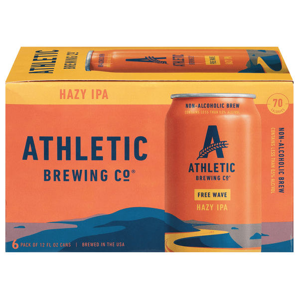 Athletic Non-Alcoholic Free Wave Hazy Ipa In Cans